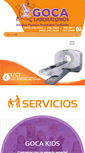 Mobile Screenshot of laboratoriosgoca.com